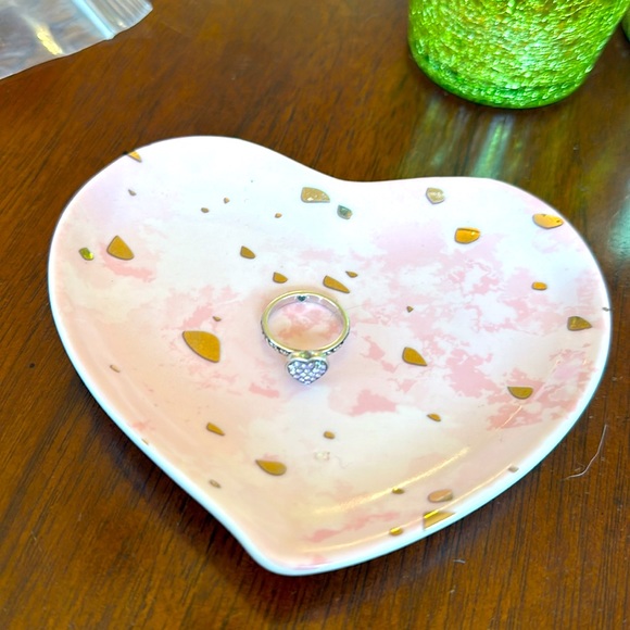 🩷SOLD🩷Brighton ROCK ROMANCE Pink Swarovski Crystal heart ring FREE EARRINGS - Picture 4 of 16